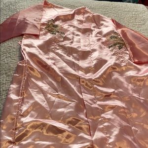 Pink wild Chinese robe